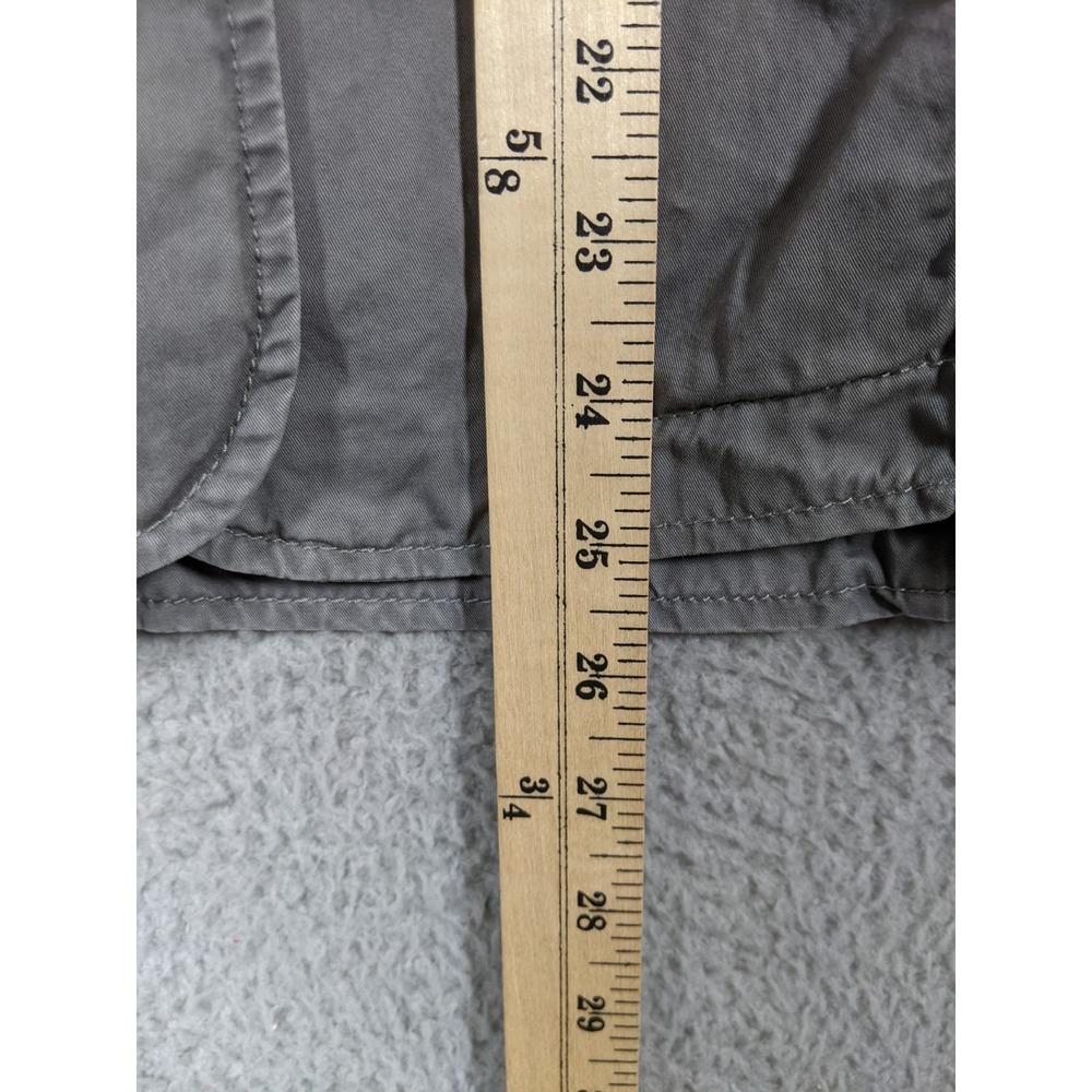 Eddie Bauer Blazer Jacket Womens XL Gray Cotton Single Breasted Preppy Utility - Picture 4 of 8